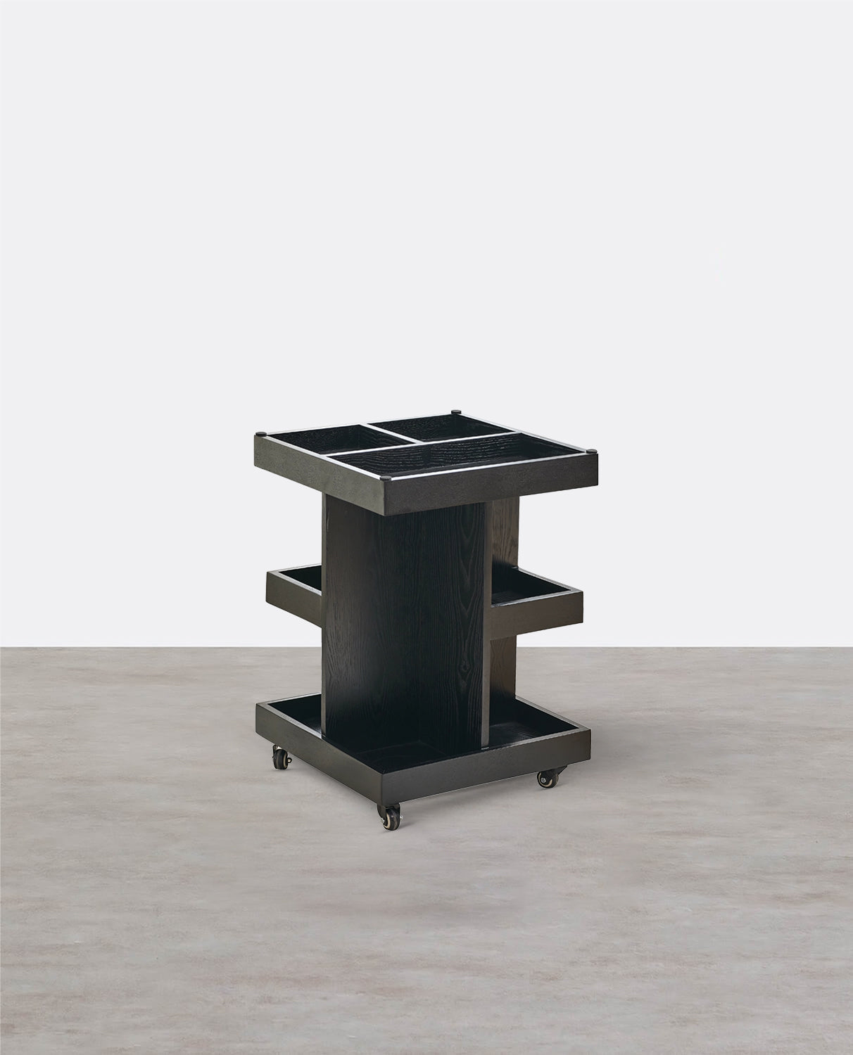 Cassandra Narrow Side Table, Black