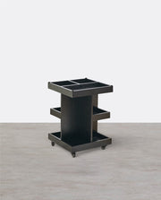 Cassandra Narrow Side Table, Black