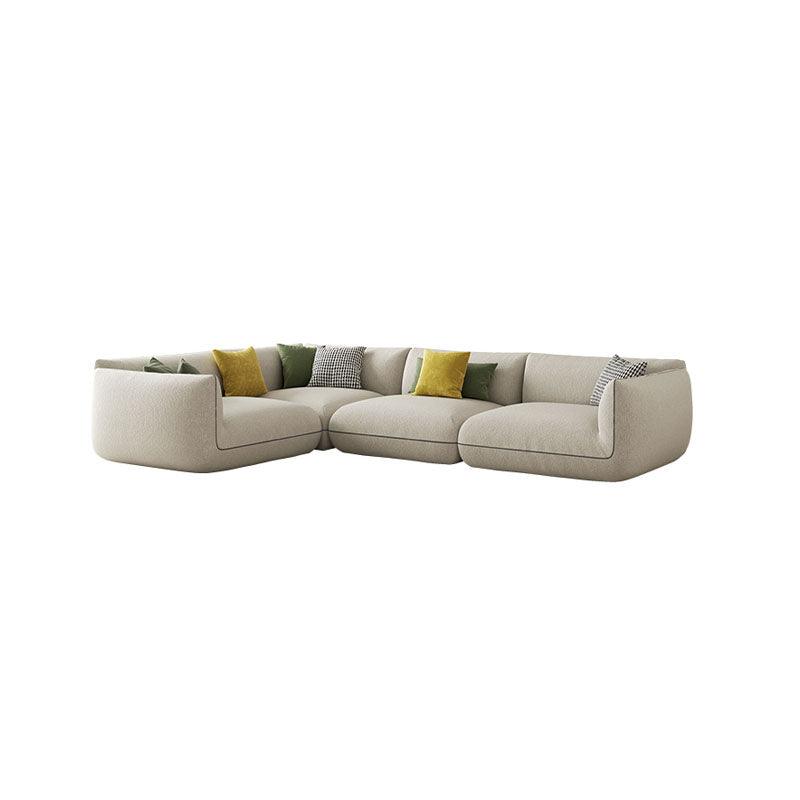 TOFU Agnes Three Seater Sofa, Modular Sofa, Suede-Weilai Concept-Weilai Concept