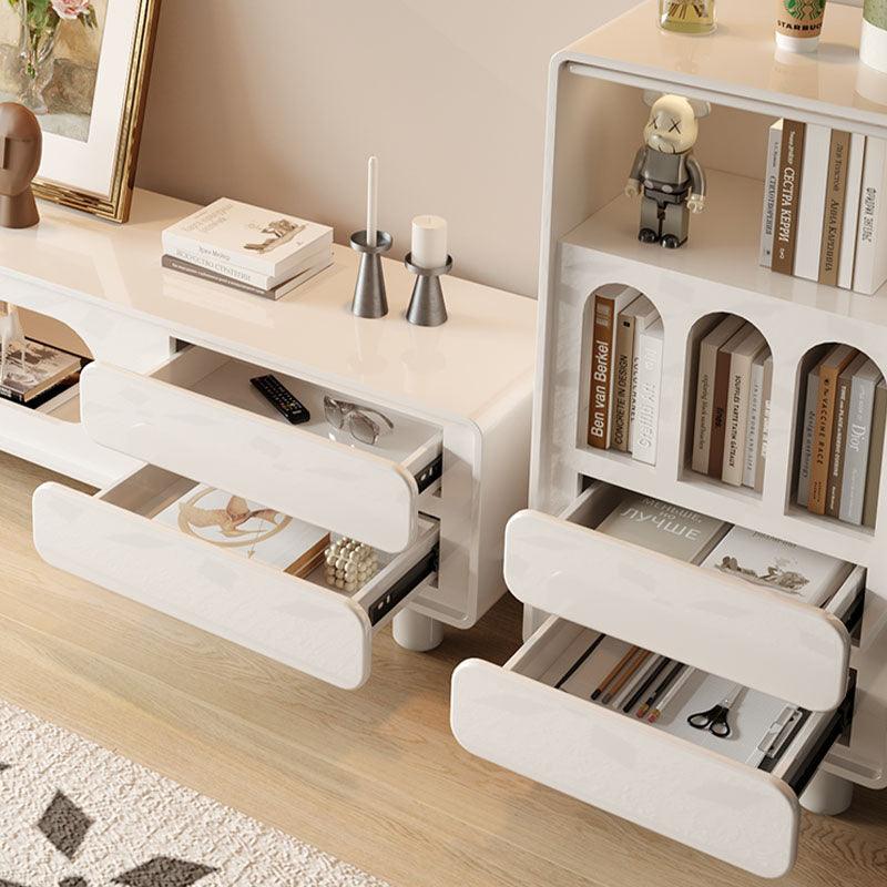 Odelette Living Room Set, Odelette TV Stand And Sideboard, Cream-Weilai Concept-Weilai Concept