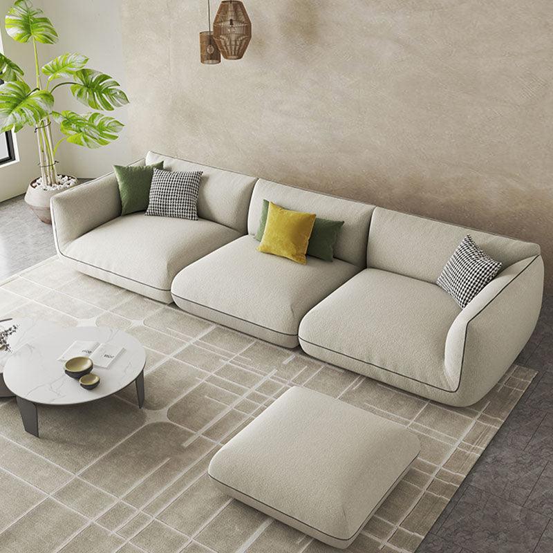 TOFU Agnes Three Seater Corner Sofa, Suede, Modular Sofa-Weilai Concept-Weilai Concept