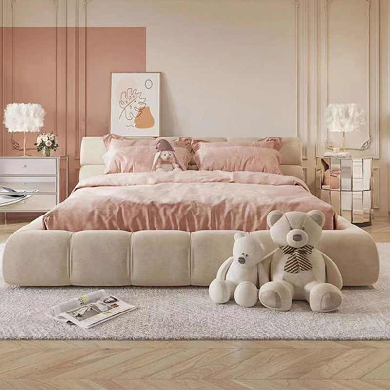 Mamie King Size Bed, More Sizes, Velvet With Storage, Gaslift-Weilai Concept-Weilai Concept
