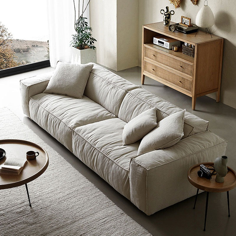 Jerome Three Seater Sofa, Cotton Linen-Weilai Concept-Weilai Concept