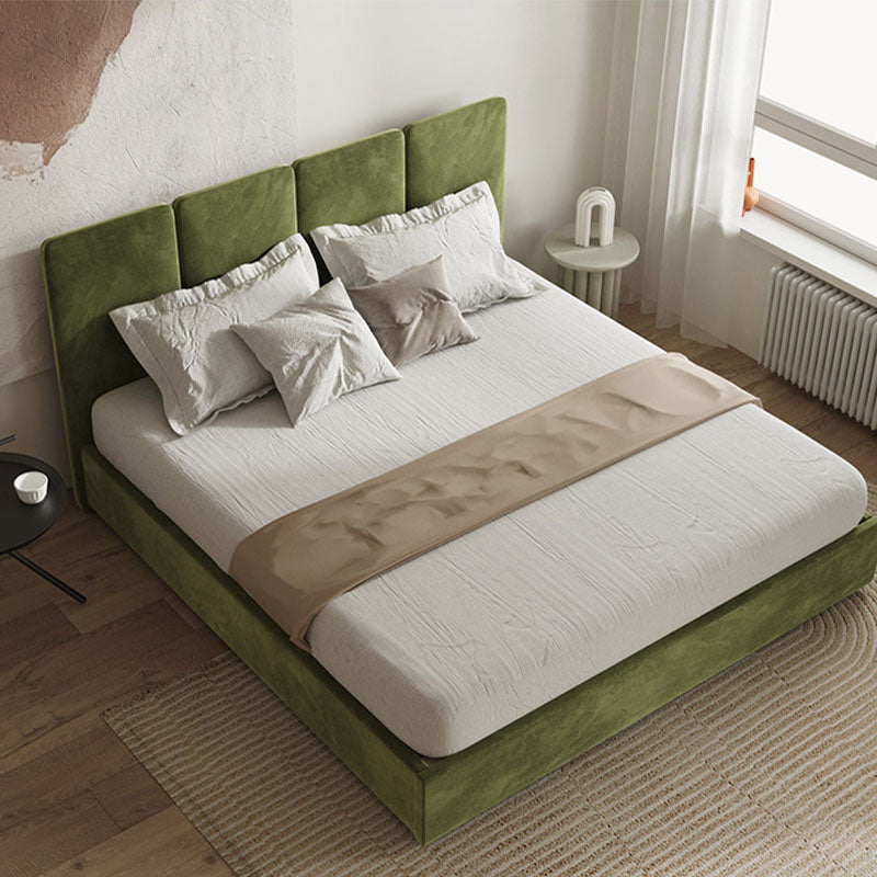 Laura King Size Bed, Velvet-Weilai Concept-Weilai Concept