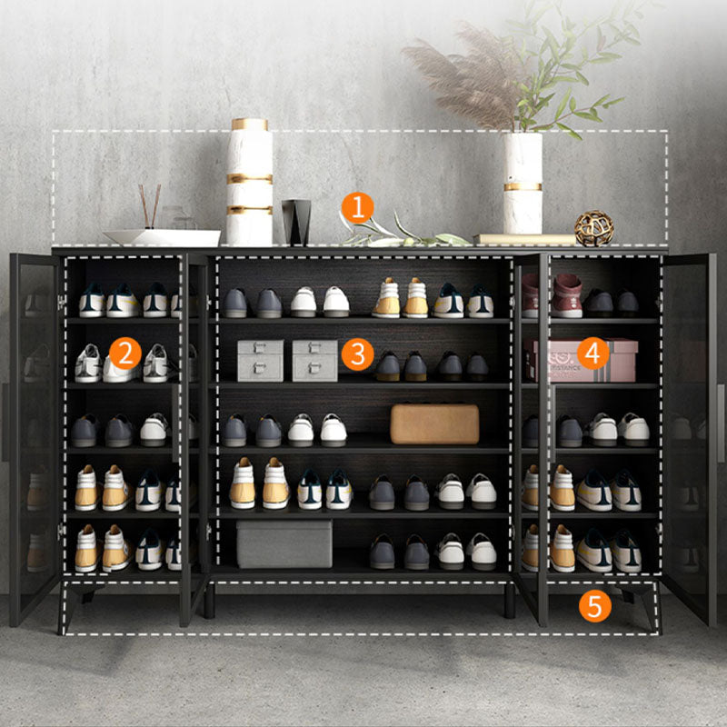 Camila Shoe Storage, Black-Weilai Concept-Weilai Concept