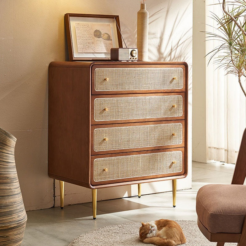 Alexande Chests Of Drawers, Cabinet-Weilai Concept-Cherry Wood Colour-Weilai Concept