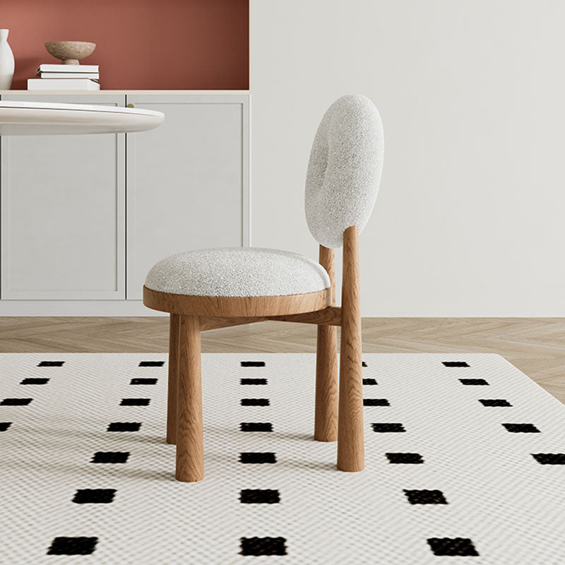 Evelyn Donut Dining Chair, Boucle-Weilai Concept-Weilai Concept