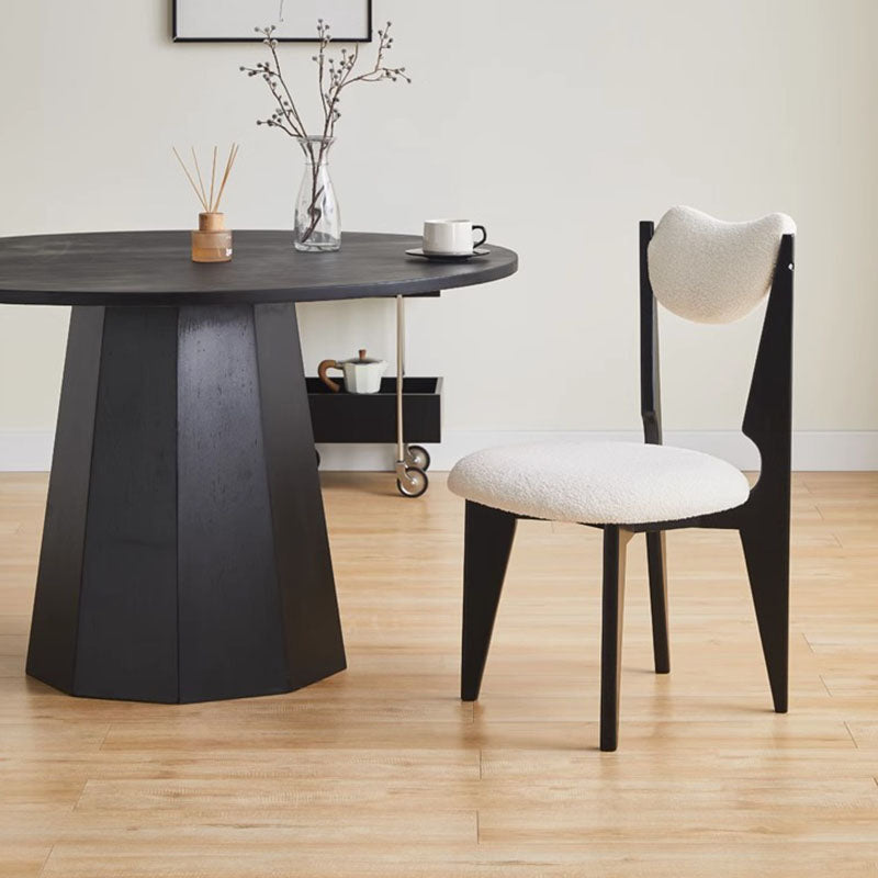 Molan Dining Chair, White Boucle-Weilai Concept-Weilai Concept