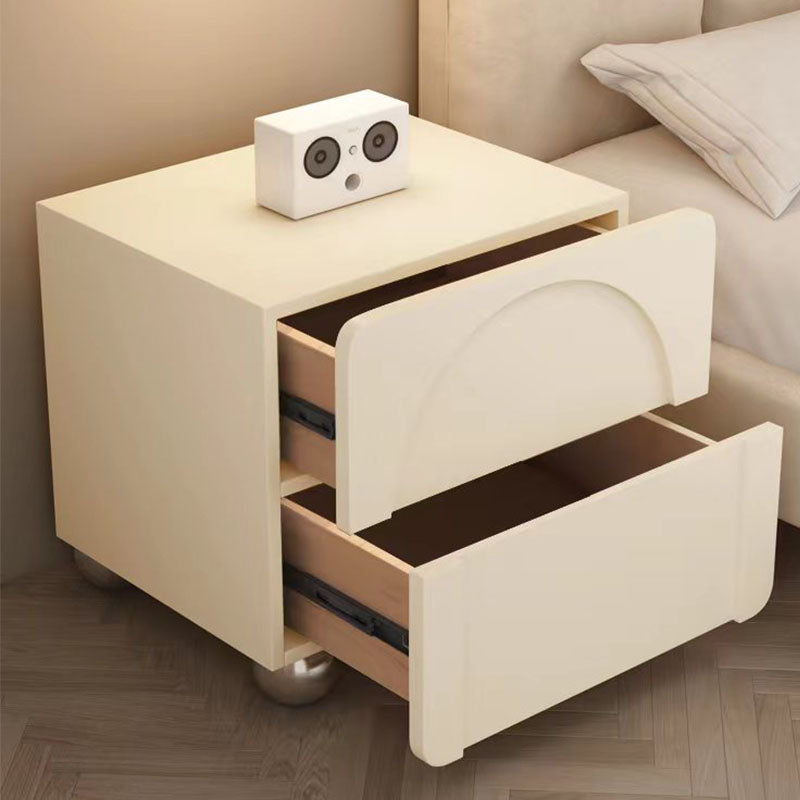 Niomi Bedside Table, Cream-Weilai Concept-Weilai Concept