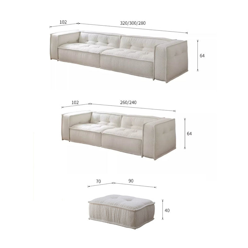 Undra Two Seater, Three Seater, Four Seater Sofa, Boucle-Weilai Concept-Weilai Concept