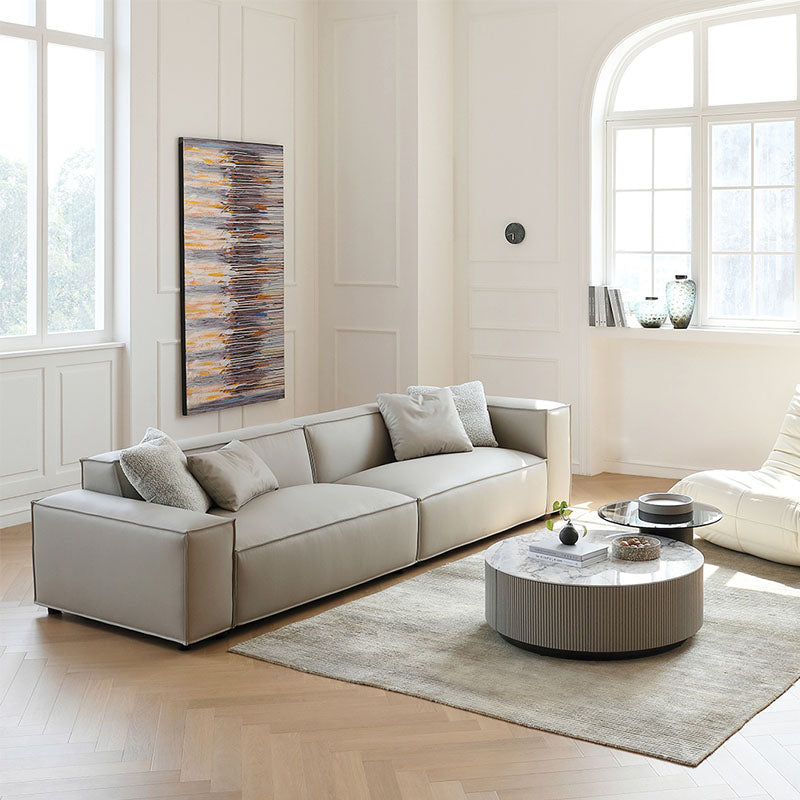 Ximenes Two Seater Sofa, Leathaire-Weilai Concept-Weilai Concept