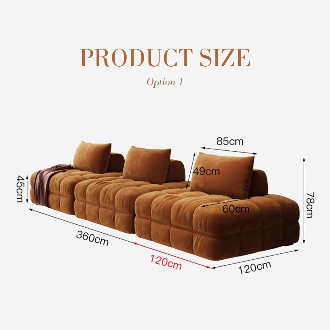 Paloma French Two Seater, Three Seater, Modular Sofa, Velvet-Weilai Concept-Weilai Concept