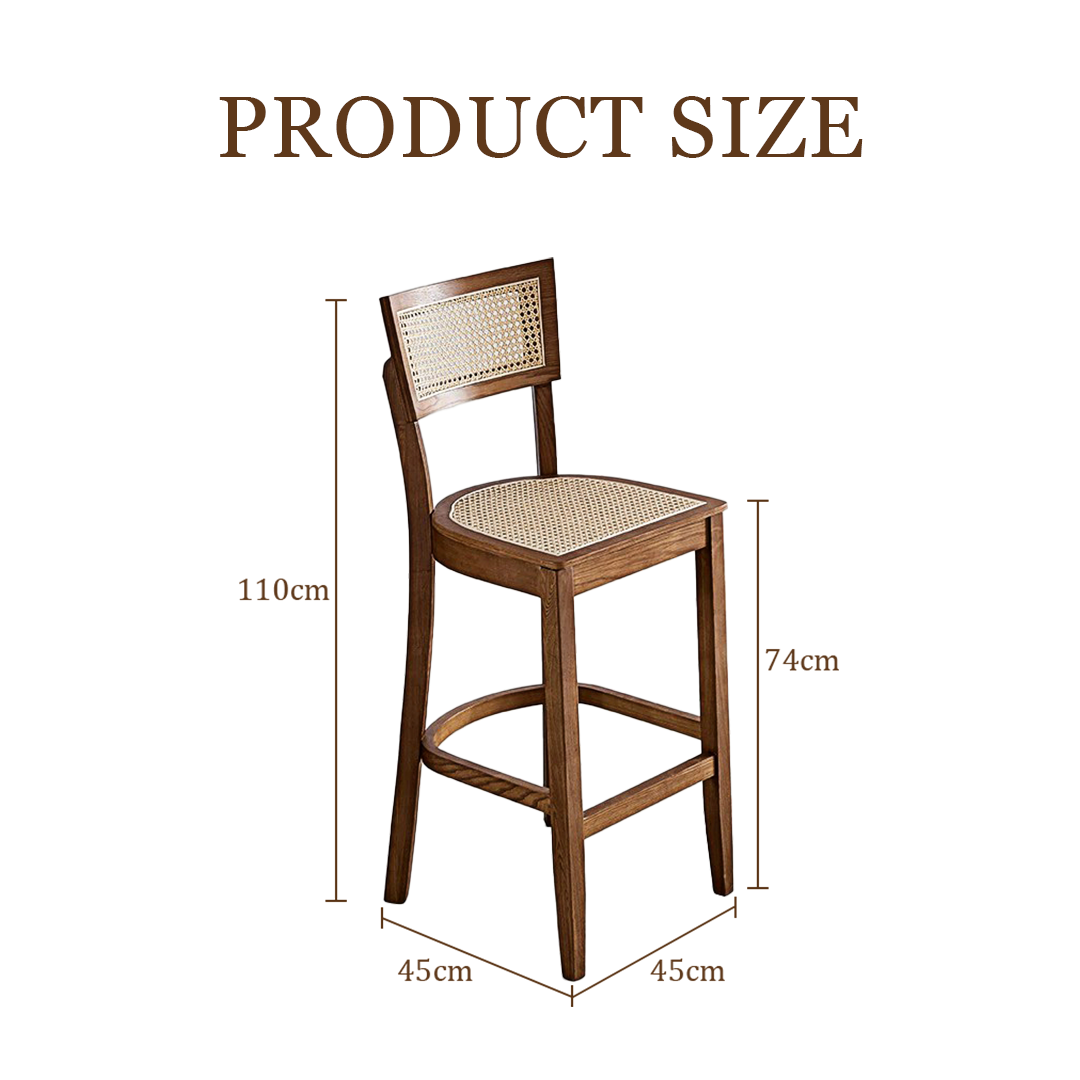 Rico Bar Chair, Rattan-Weilai Concept-Weilai Concept