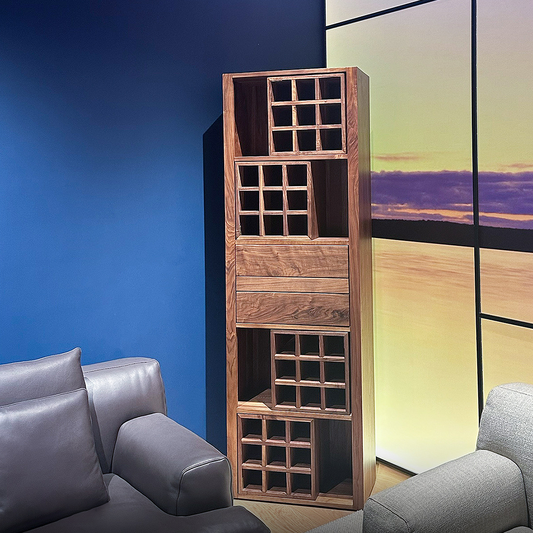 Grace Wine Cabinet, Solid Wood-Weilai Concept-Weilai Concept