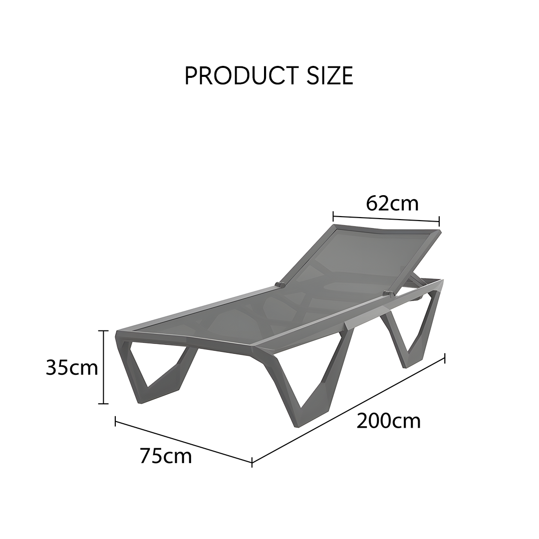 Marlin Sun Lounger, Outdoor Daybed-Weilai Concept-Weilai Concept