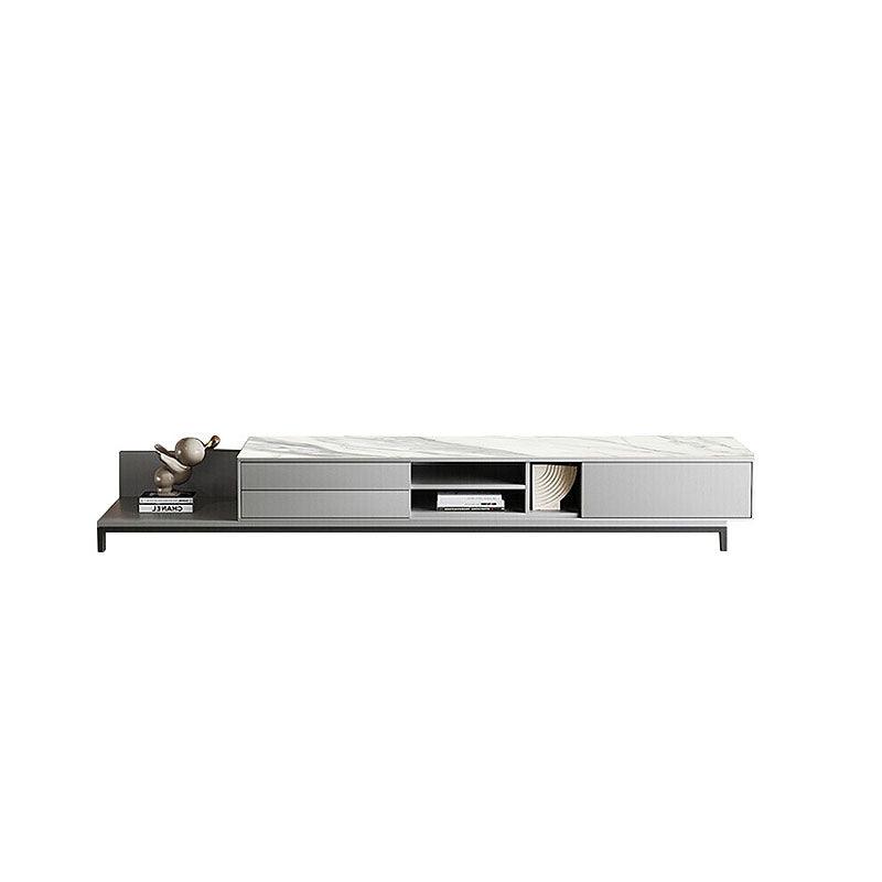 CHI Morden Round Nesting Coffee Table With TV Stand, Black Leg-Weilai Concept-Option 1 TV Stand-Weilai Concept