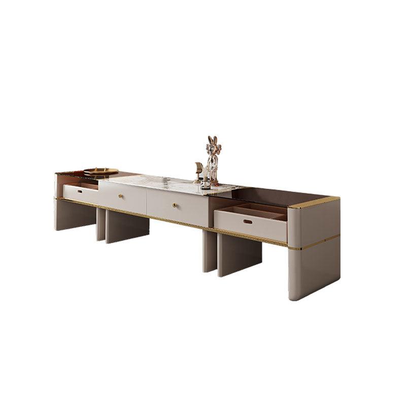 Coz Regid Square Coffee Table With TV Stand-Weilai Concept-Weilai Concept