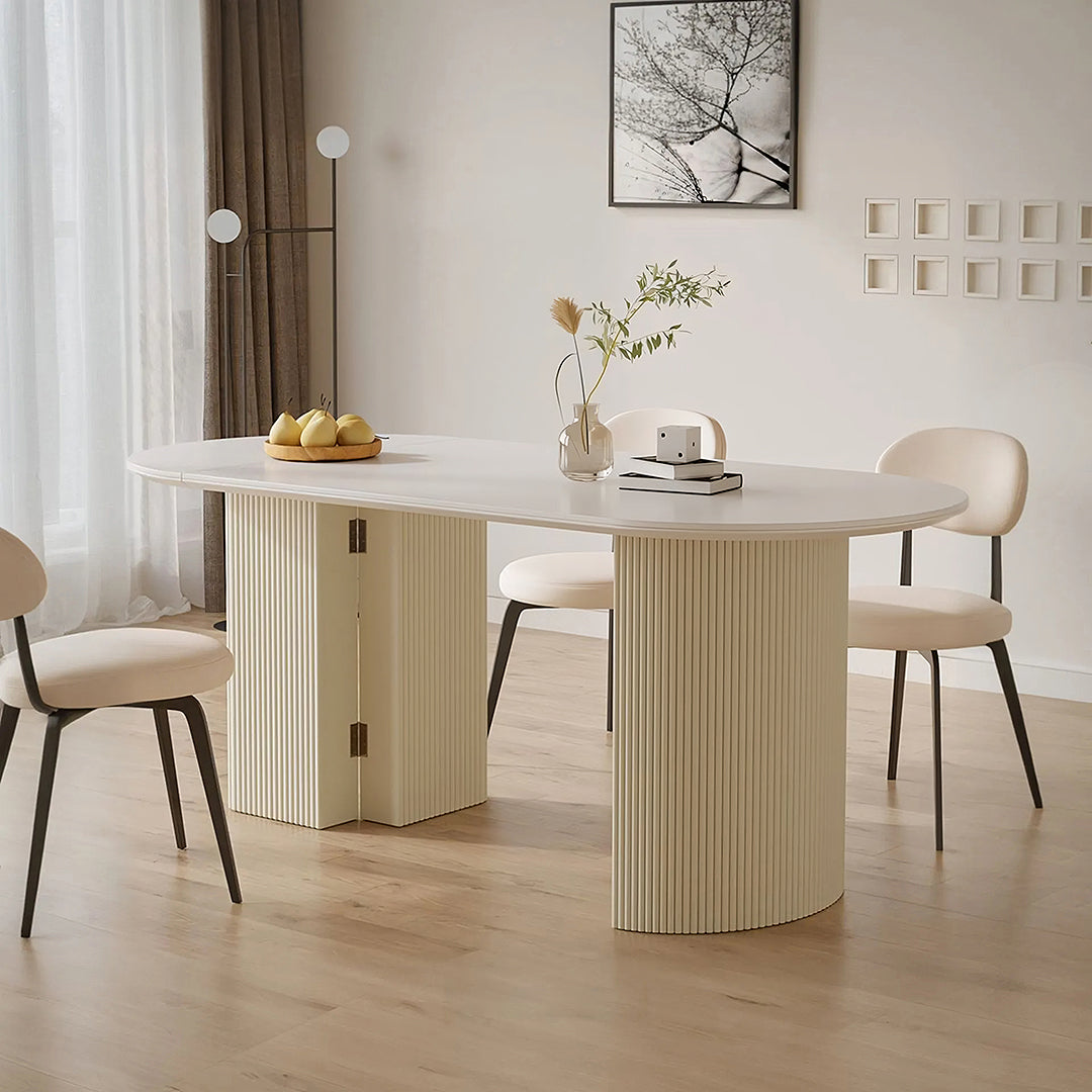 Pacheco Foldable Dining Table, Oval