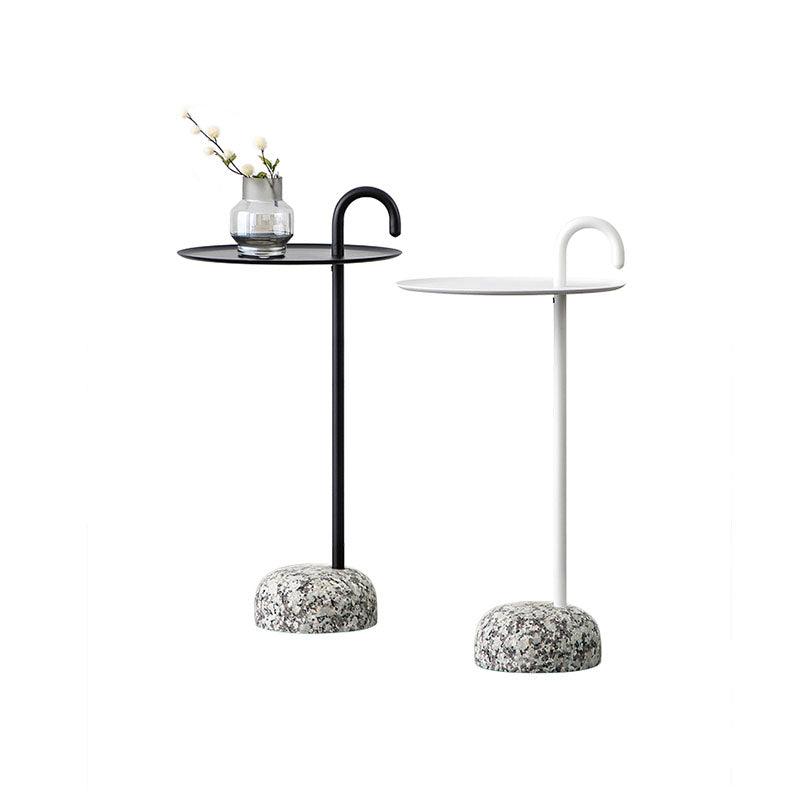 Stone Crutch Side Table, Black-Weilai Concept-Weilai Concept