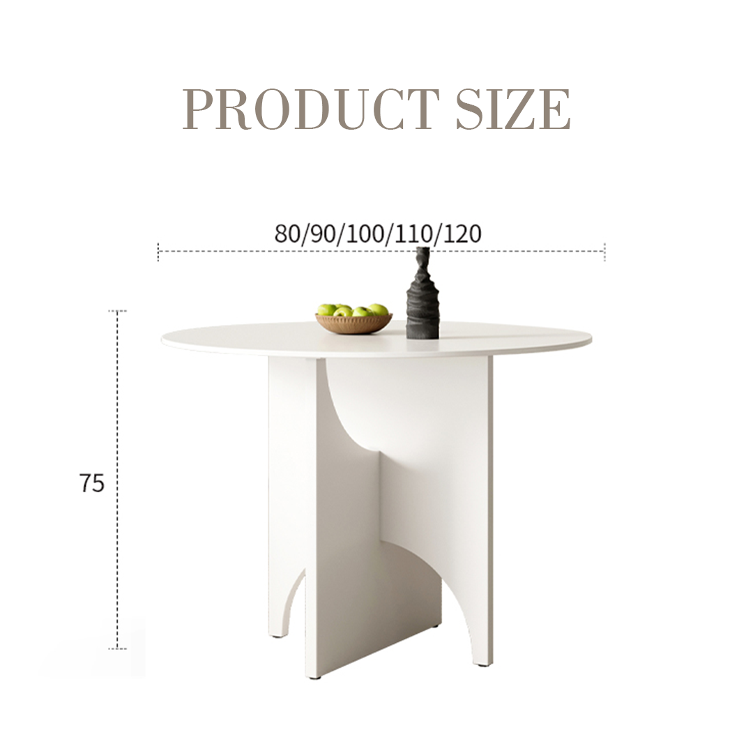Oighrig Terrazzo Round Dining Table-Weilai Concept-Weilai Concept