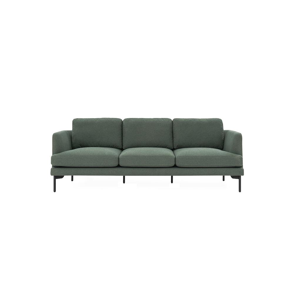 Haven Two Seater Sofa, Armchair, Green Linen-Weilai Concept-Weilai Concept