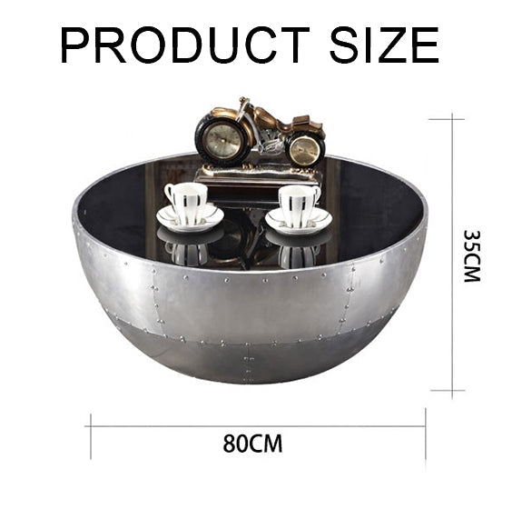 V2 Aviator Round Coffee Table-Weilai Concept-Weilai Concept