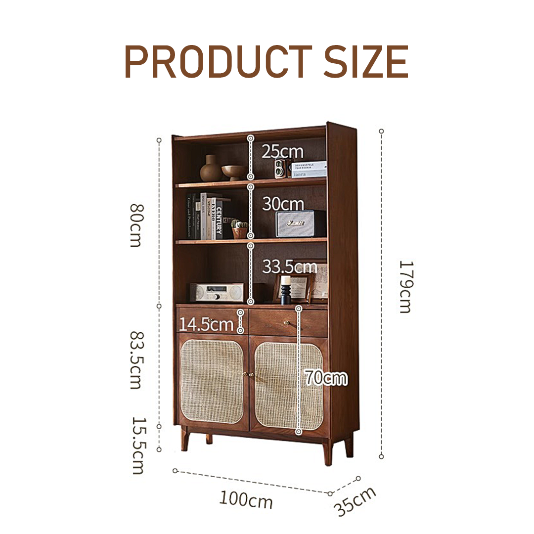 Ruby Tall Sideboard, Antique Sideboard-Weilai Concept-Weilai Concept
