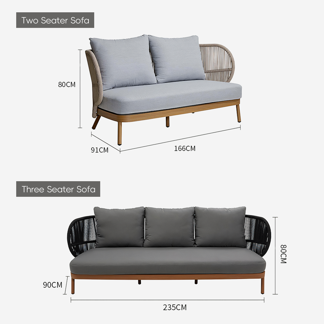 Temescal Armchair, Outdoor Furniture-Weilai Concept-Weilai Concept