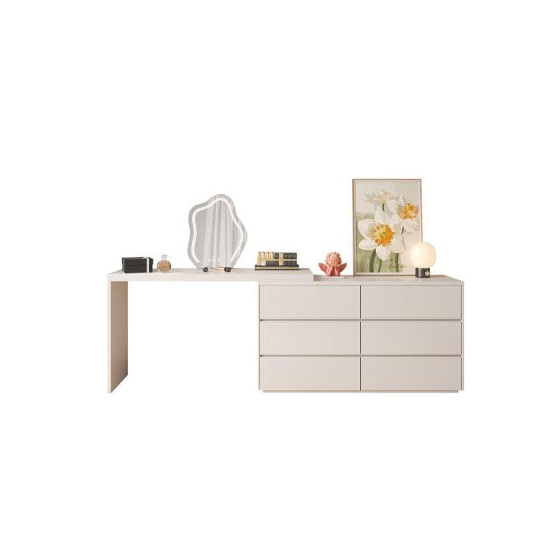 Nevada Dressing Table with Sideboard & Stool-Weilai Concept-Weilai Concept