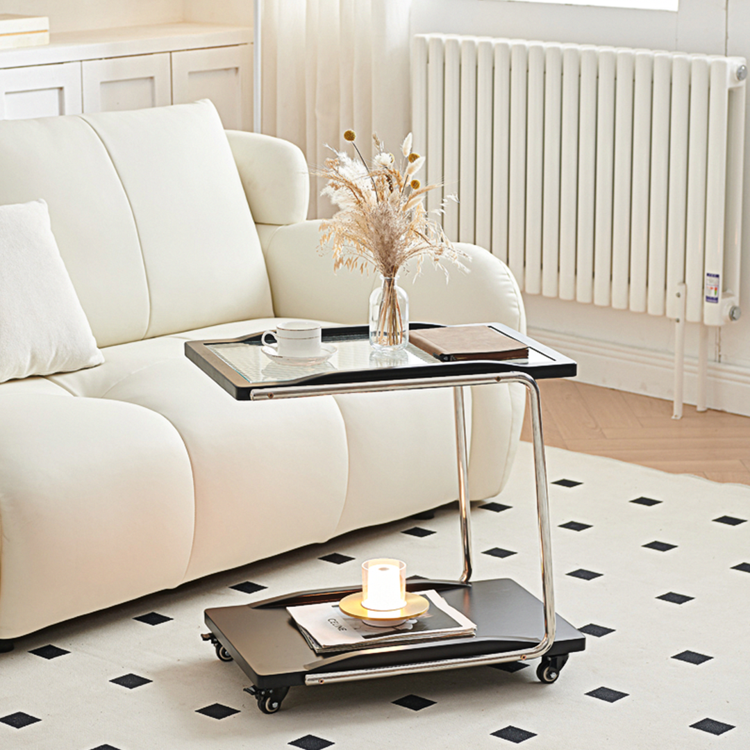 Demetrius Side Table, Black-Weilai Concept-Weilai Concept