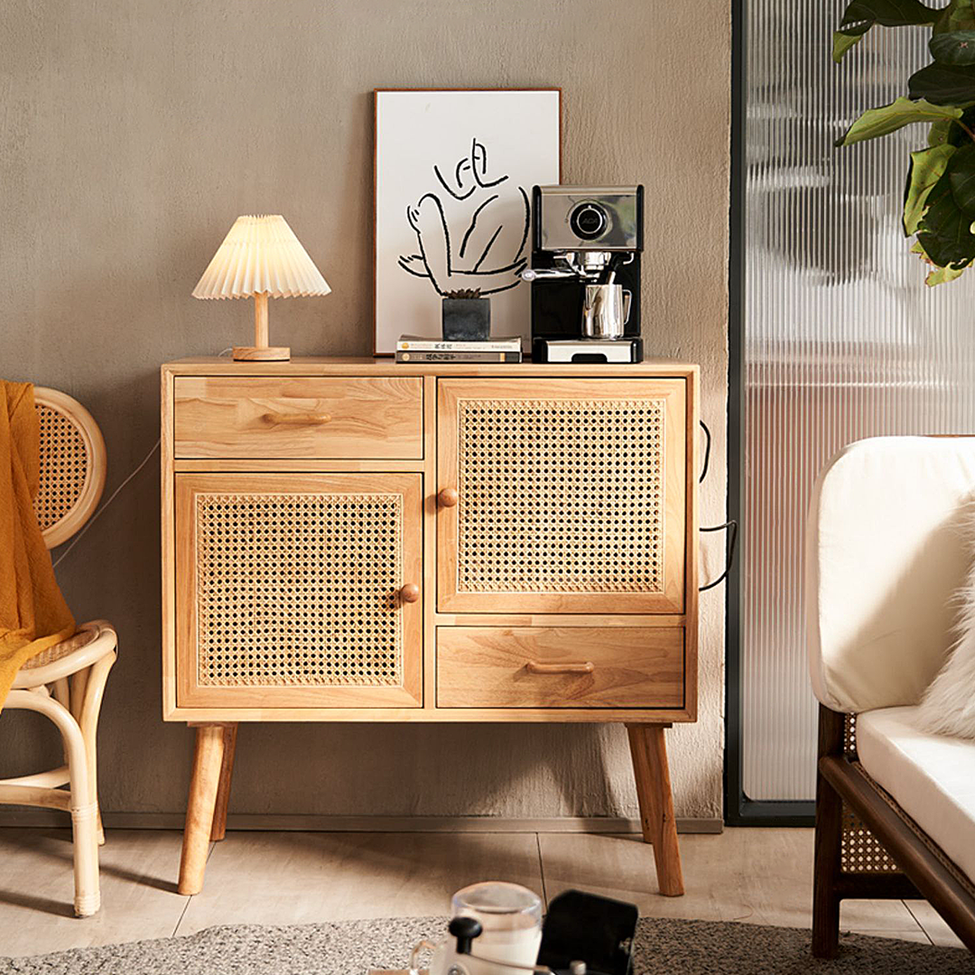 Madeline Rattan Sideboard, Small-Weilai Concept-Weilai Concept