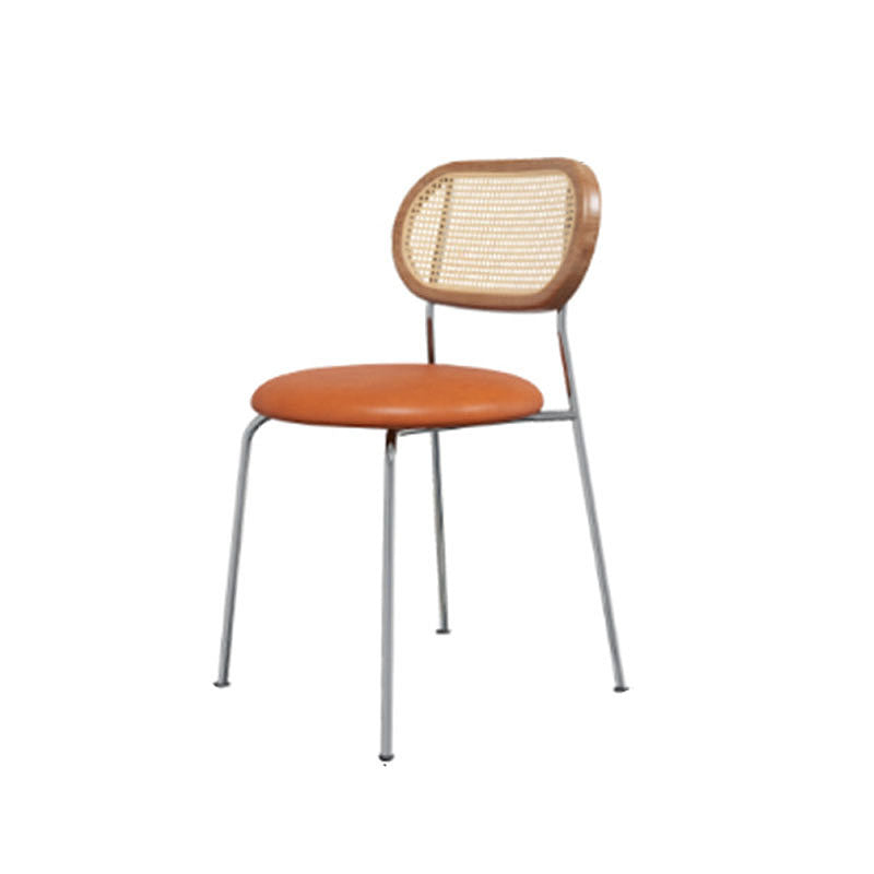 Ozzie Rattan Dining Chair, Round Seat Pad-Weilai concept-Weilai Concept