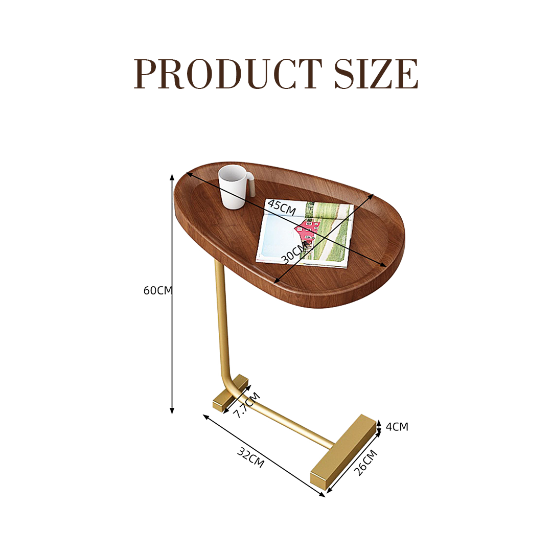 Isabeau Side Table, Wood-Weilai Concept-Weilai Concept
