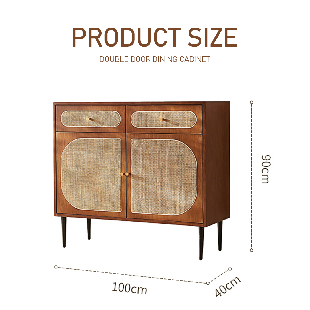 Berlinda Rattan Sideboard-Weilai Concept-Weilai Concept