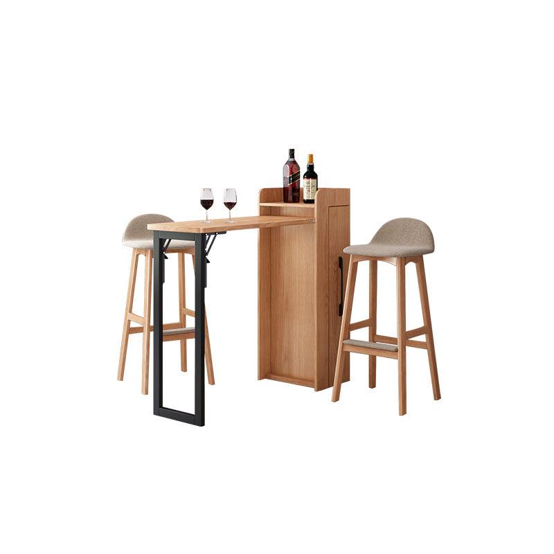 Liz Bar Table Set, Oak, Extandable-Weilai Concept-Weilai Concept