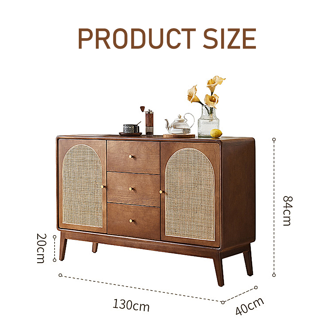 Luxander Vintage Sideboard, Walnut-Weilai Concept-Weilai Concept