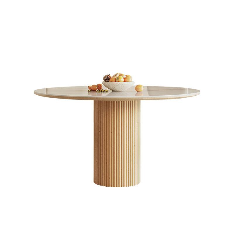 Sienna Round Dining Table, Premium Terrazzo And Wood Base-Weilai Concept-Weilai Concept