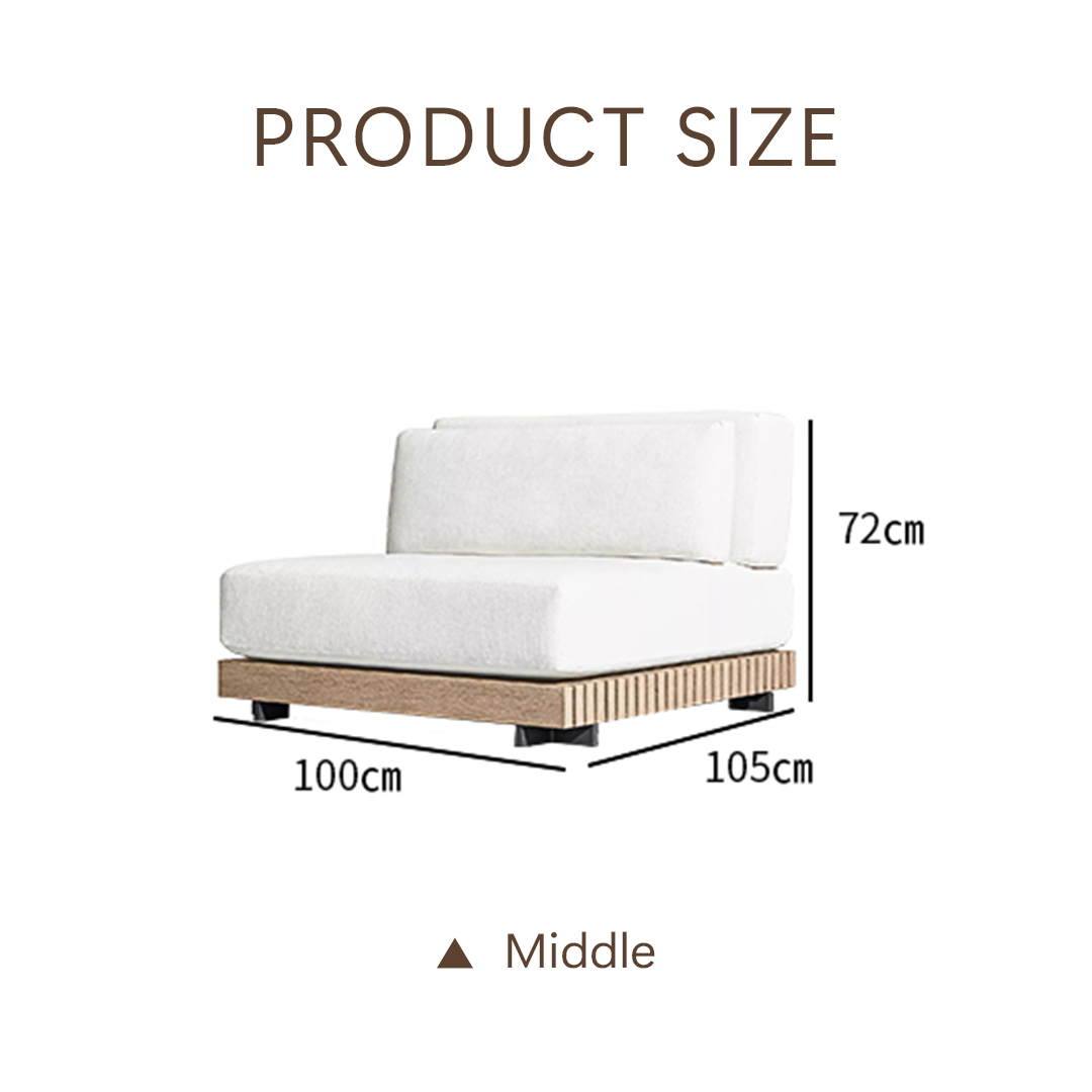 Delisia Tranquil Outdoor Garden Sofa Set-Sofas-Weilai Concept-Weilai Concept