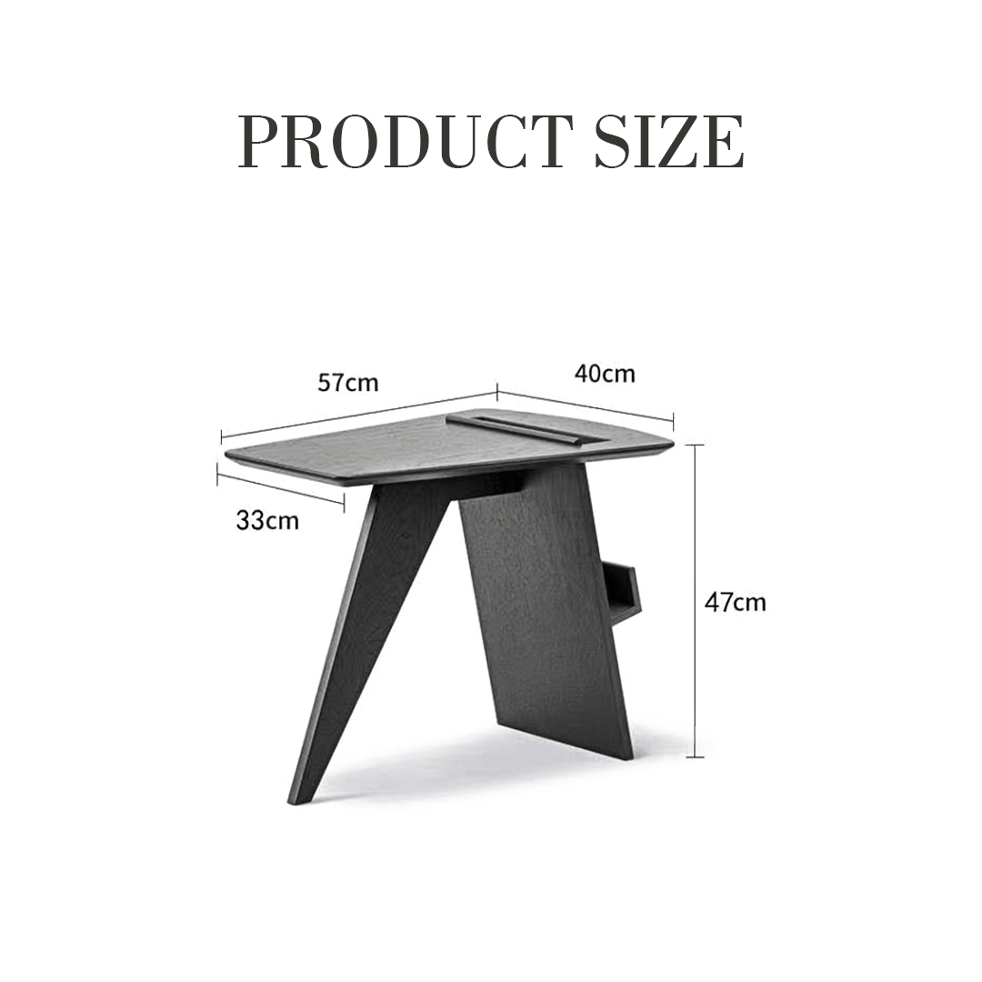 Pallas Side Table, With Magazine Rack-Weilai Concept-Weilai Concept