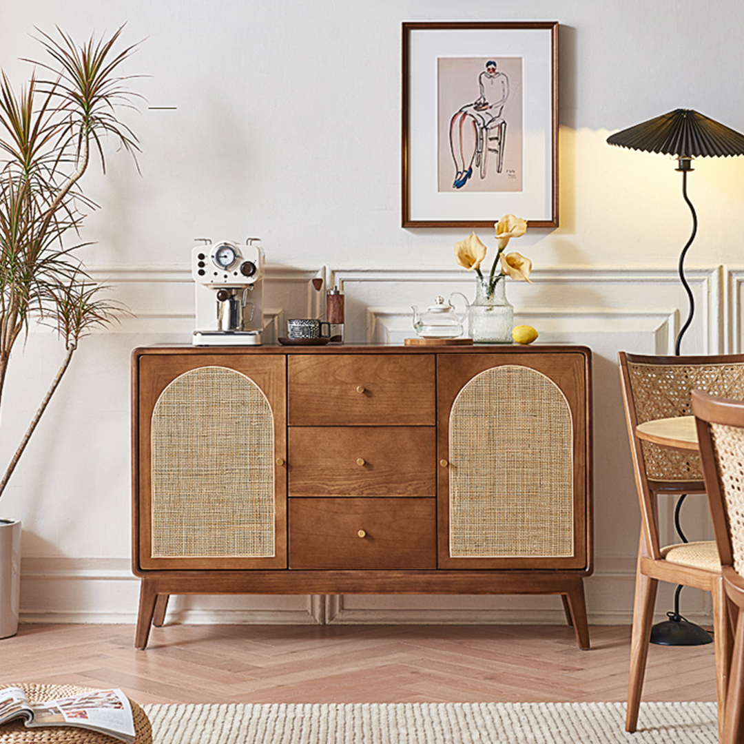 Luxander Vintage Sideboard, Walnut-Weilai Concept-Weilai Concept