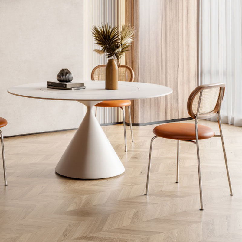 Ozzie Rattan Dining Chair, Round Seat Pad-Weilai concept-Weilai Concept