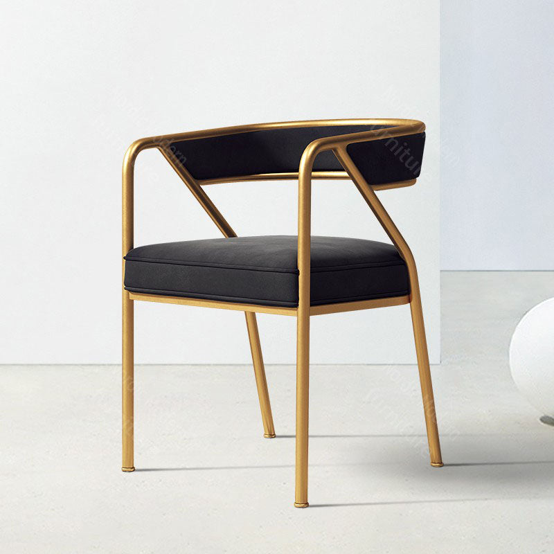 Dwight Dining Chair, Gold Frame-Weilai concept-Weilai Concept