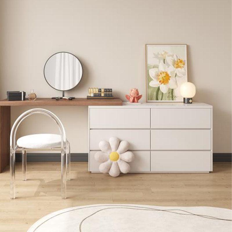 Nevada Dressing Table with Sideboard & Stool-Weilai Concept-Weilai Concept