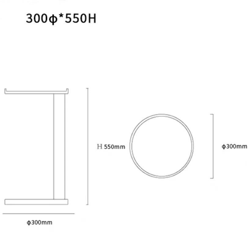 Christo Side Table, Gold-Weilai Concept-Weilai Concept