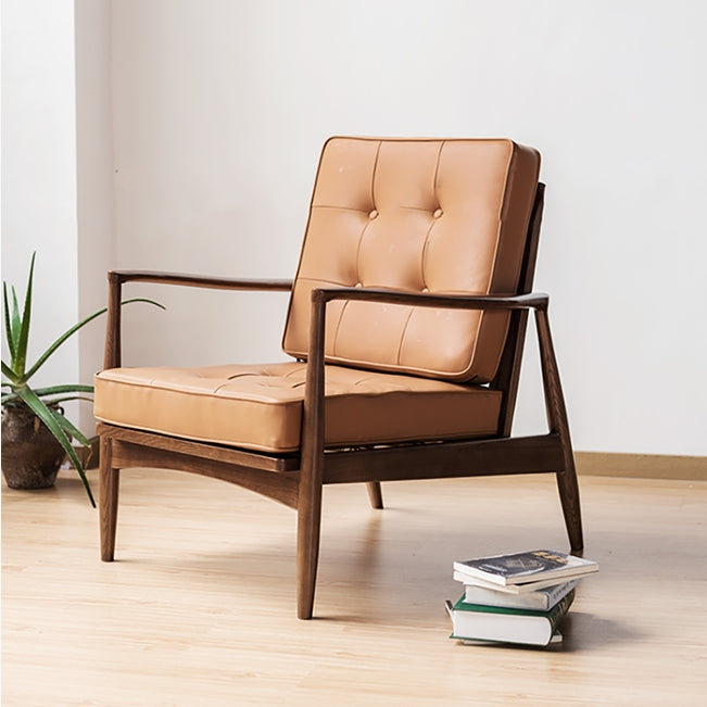 Hans CH32 Green Armchair, Solid Wood