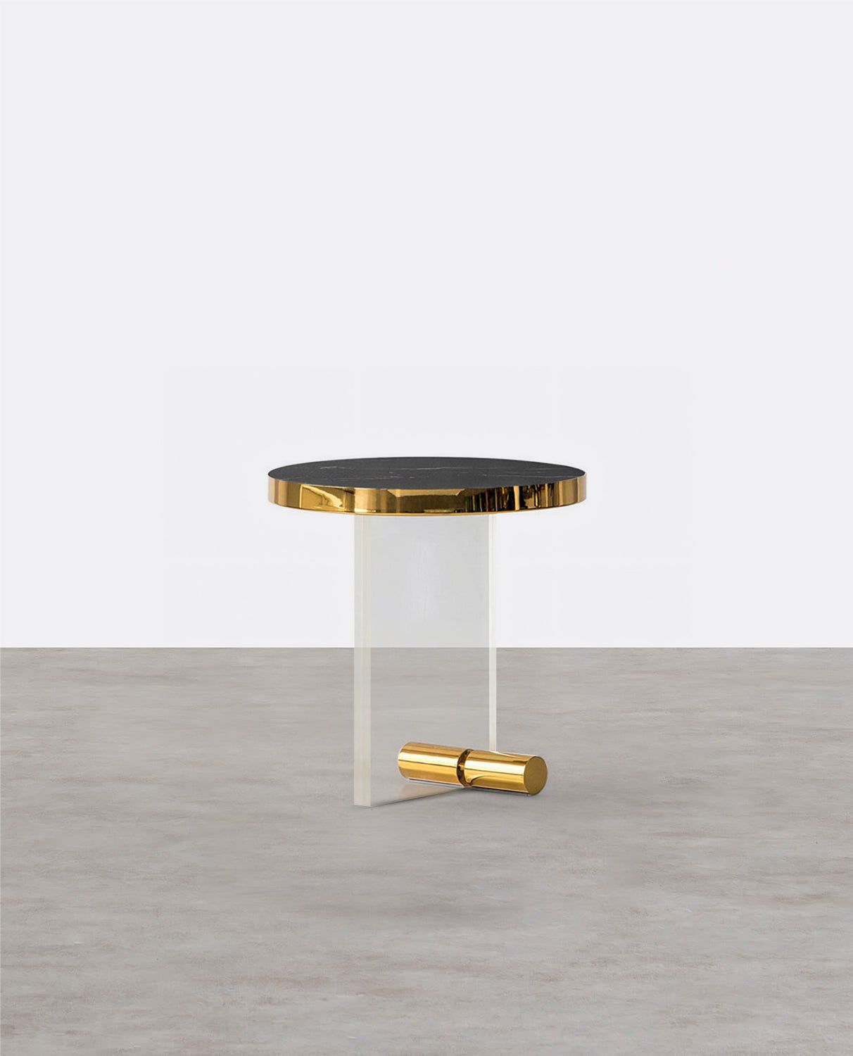 Caldera Round Side Table, Acrylic
