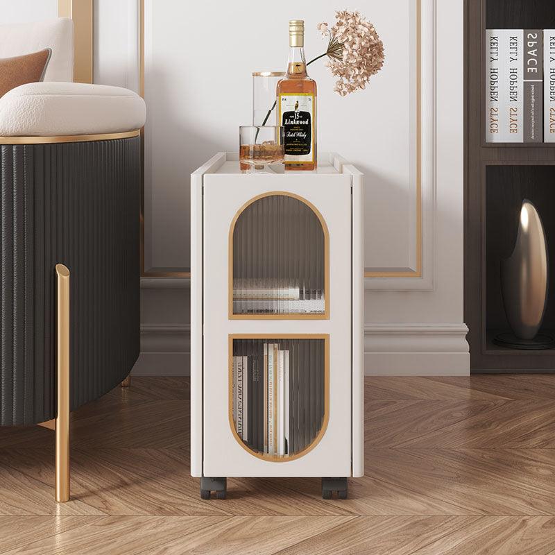 Dulcie Side Table With Wheels, Hallway Storage-Weilai Concept-Weilai Concept