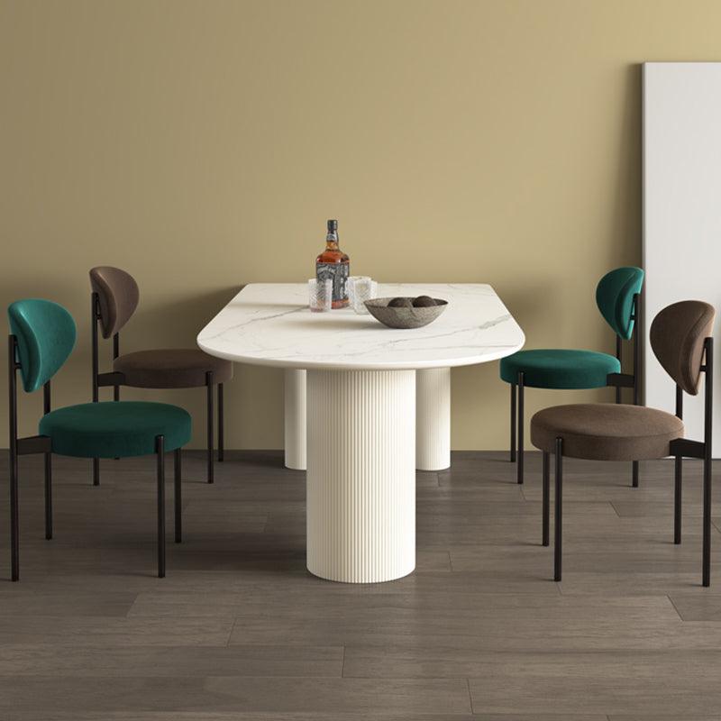 La Plainville Dining Table, White-Weilai Concept-Weilai Concept