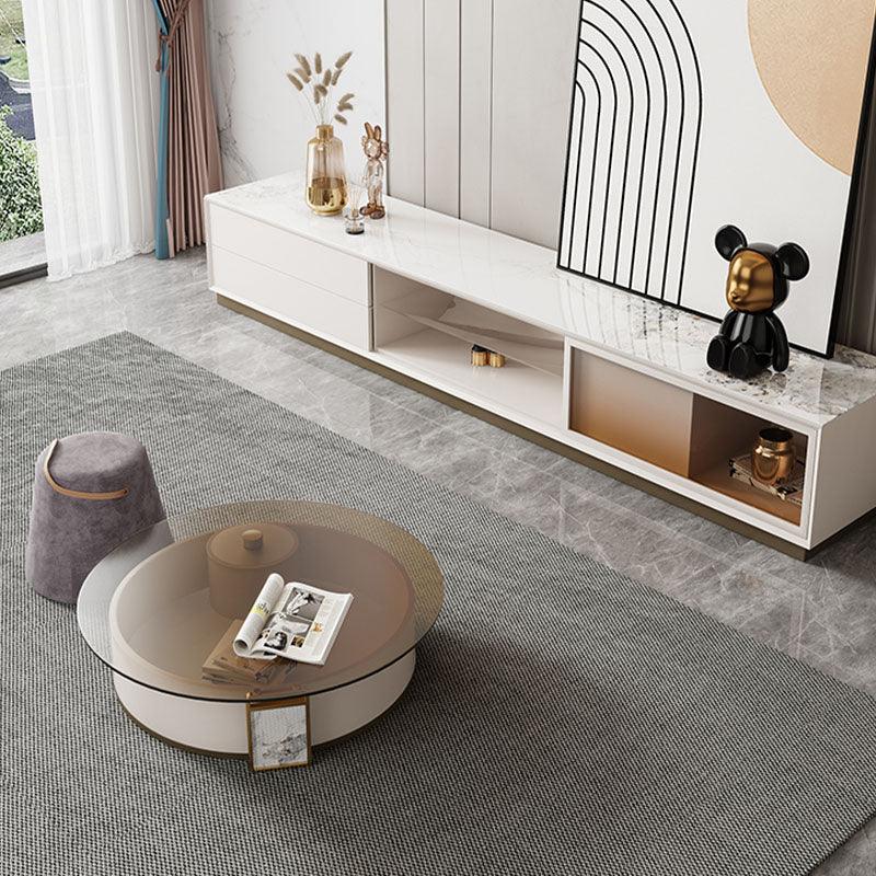Sogo Round Coffee Table, Rotatable With TV Stand-Weilai Concept-Weilai Concept