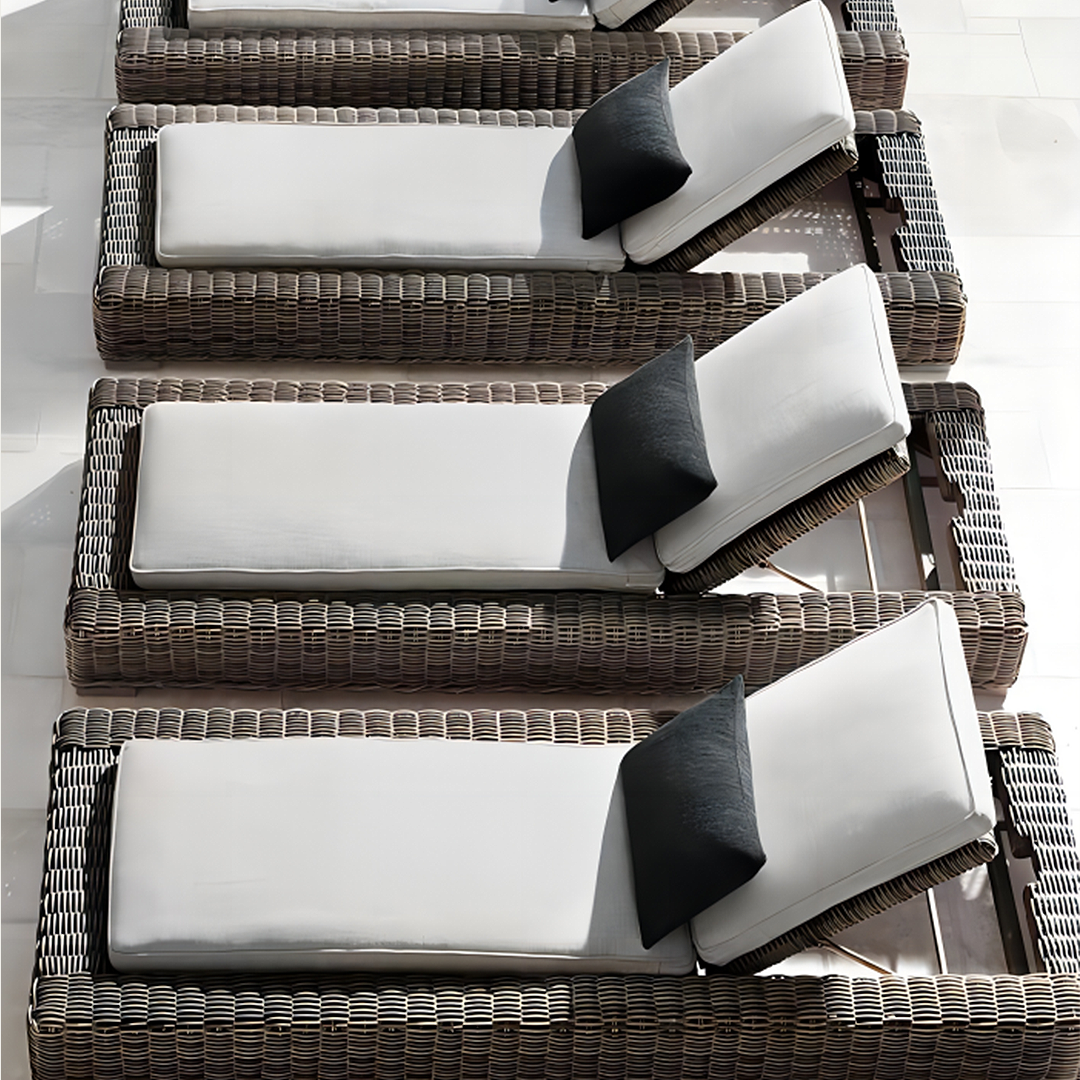 Marina Reclining Outdoor Sun Lounger, Daybed-Weilai Concept-Weilai Concept